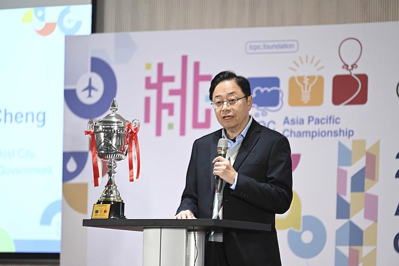 張善政市長表示，桃園作為臺灣邁向國際的門戶與科技重鎮，非常榮幸能見證第50屆亞太錦標賽的舉辦。