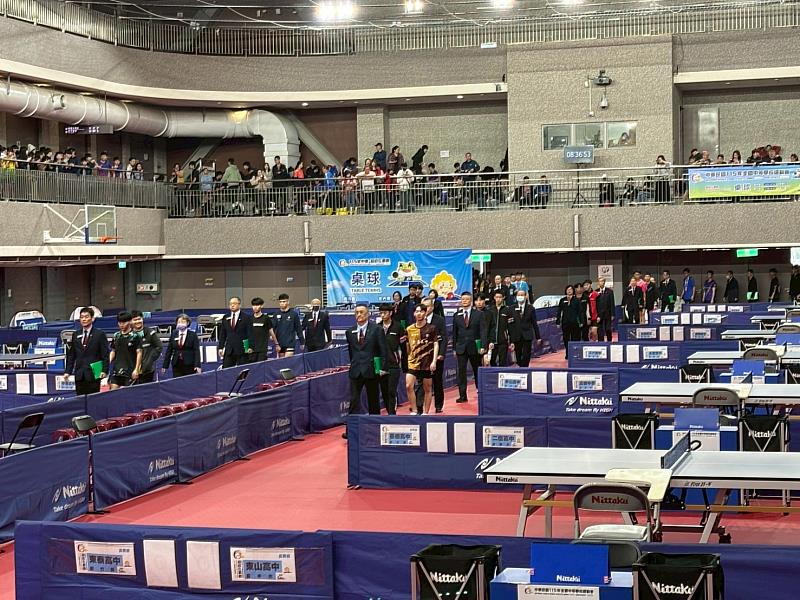 115年全國中等學校運動會桌球資格賽登場