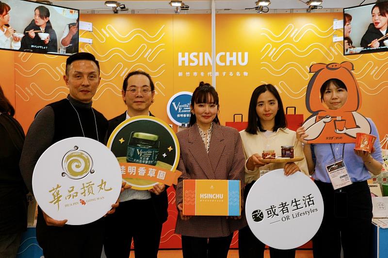 東京食品展，市府特別於開幕首日邀請千田愛紗擔任一日推廣大使。