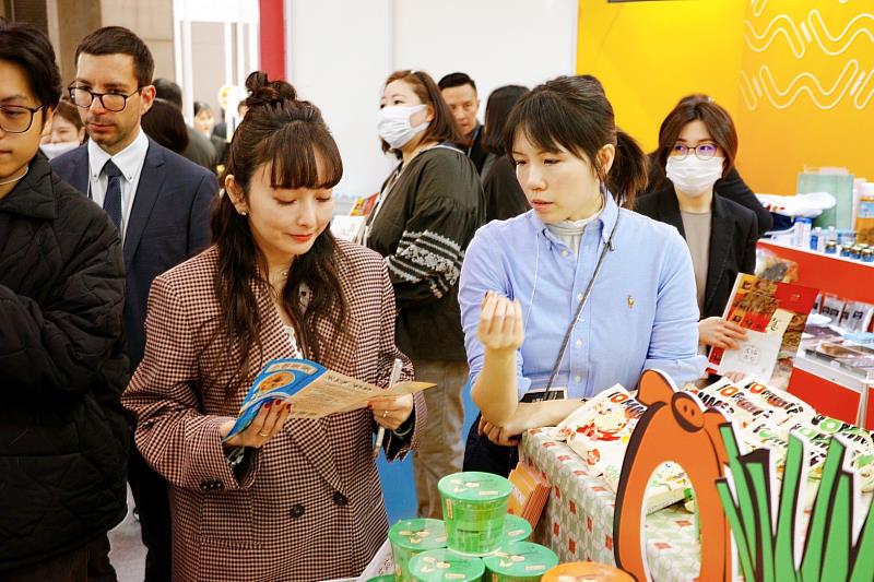 東京食品展，市府特別於開幕首日邀請千田愛紗擔任一日推廣大使。