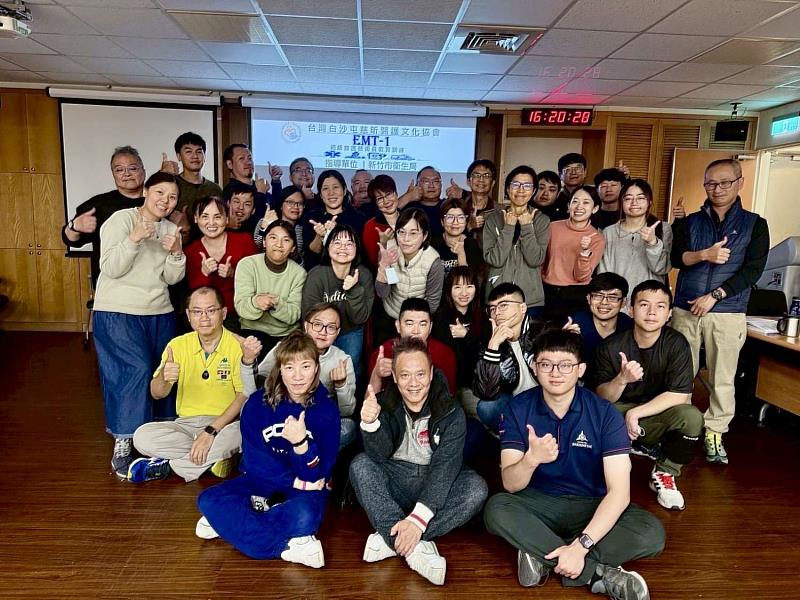 竹市辦理EMT-1初訓培育防災救護生力軍到訓率達100%。