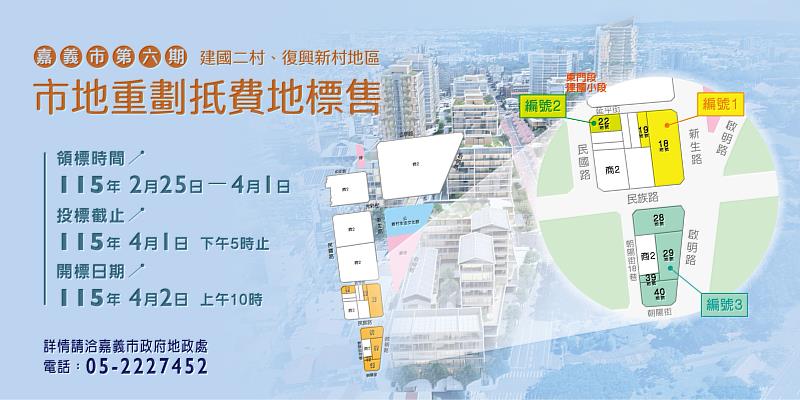 建國二村、復興新村重劃區投標期程