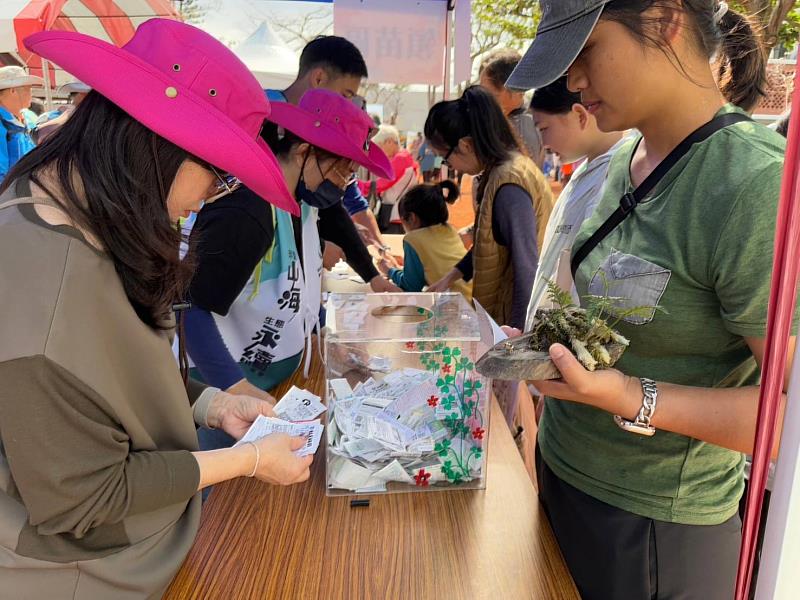 現場有獎問答活動，歡迎民眾踴躍參與。