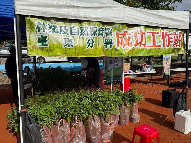 贈苗現場將提供多種樹苗供民眾領取。
