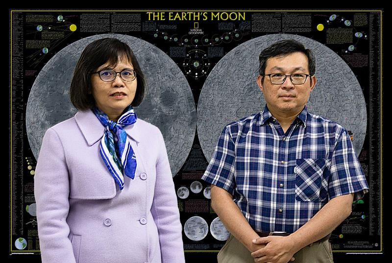 航太系蕭富元教授(右)、汪愷悌助理教授主導的深空探測研究,表現亮眼。(圖/淡江大學提供)