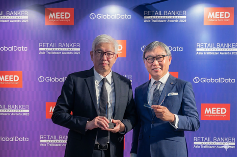 台新銀行榮獲RBI Asia Trailblazer Awards 2026之「最佳數據分析應用卓越成就獎」與「最佳企業社會責任－普惠金融獎」兩項殊榮，展現以科技驅動服務創新，推動永續經營的卓越成果。