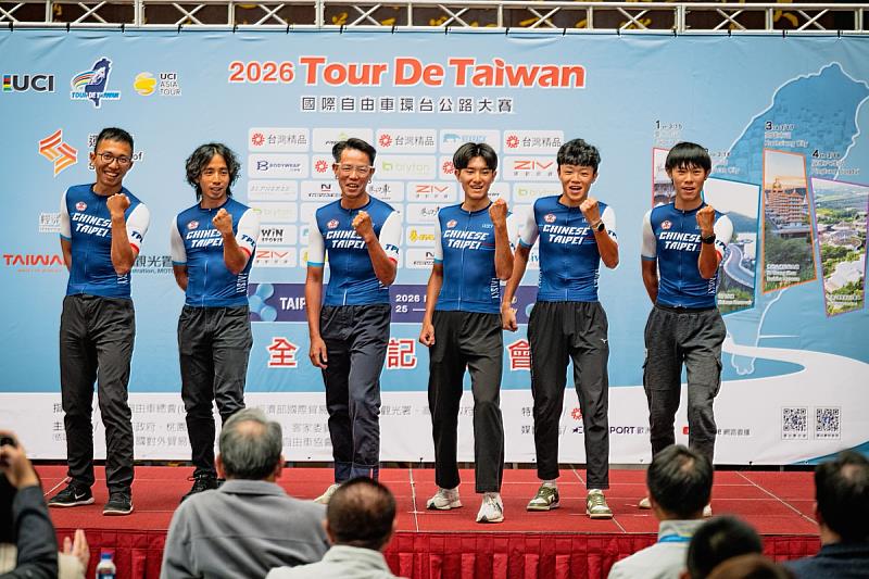 2026環台賽中華隊目標在平路站別爭取最佳表現。（照片來源：國際自由車環台賽）