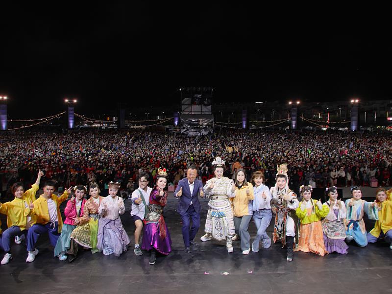 明華園歌仔戲經典大戲「花燈六百年」點亮2026台灣燈會