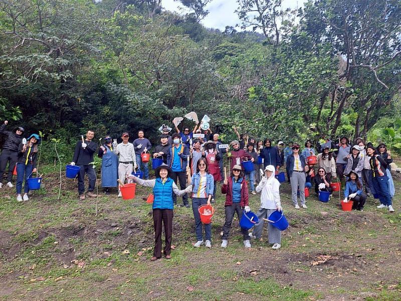植樹區大合照