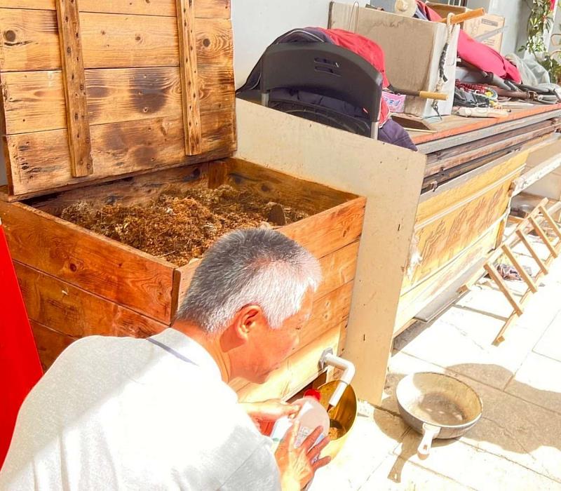 新雅里環保志工隊推廣家戶堆肥箱