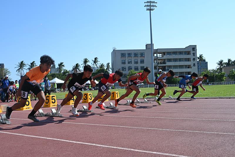 臺東縣115年中小聯運田徑項目閉幕 計11項29人次破大會 