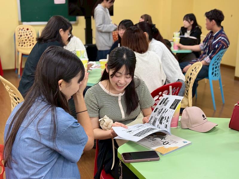 台日學生交流。