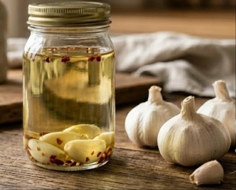 蒜油：快速釋放蒜香的調味油。