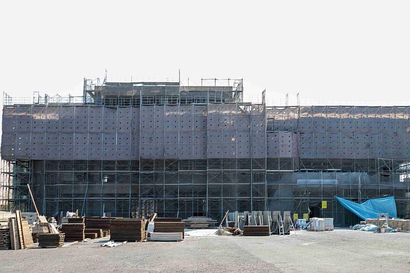 翁章梁視察嘉縣災害應變中心、特搜大隊暨防災教育中心新建工程。