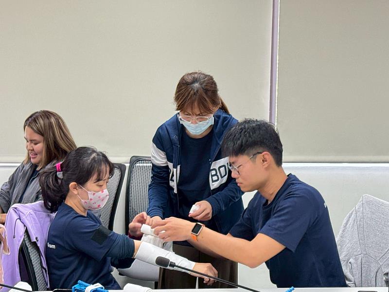 強化救護工作 面對災害不慌亂 臺東縣辦理災難醫療救護初階訓練