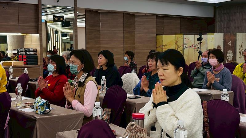 法華期「佛子之心」實體共學課程，在願心中找到安住的力量。（靈鷲山佛教教團提供）
