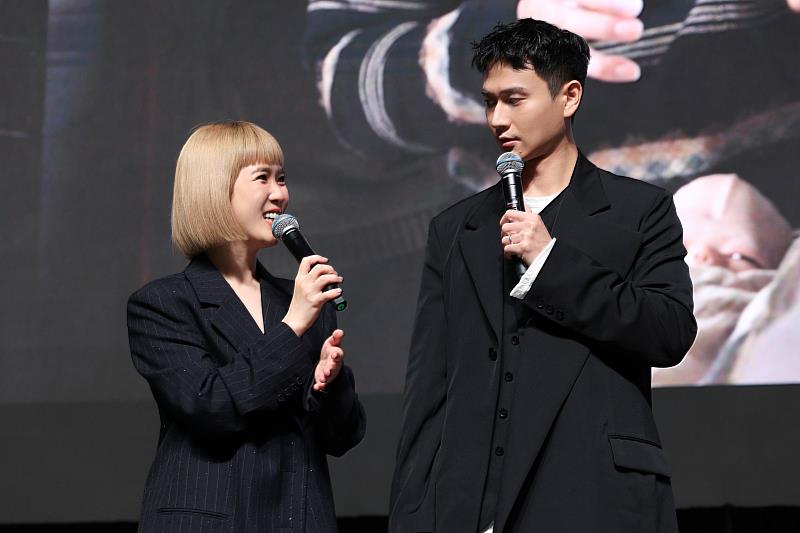 電影《我親愛的怪孩子》演員劉冠廷、孫可芳升格父母後海外首合體，訪談現場互動展現絕佳默契。