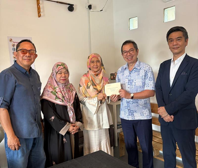 關懷特殊需求族群 駐汶萊代表處捐助FITRAH傳遞善意