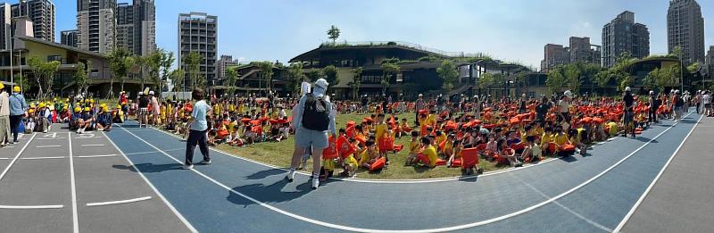 關埔國小114國家防災日學校防災演練觀摩。