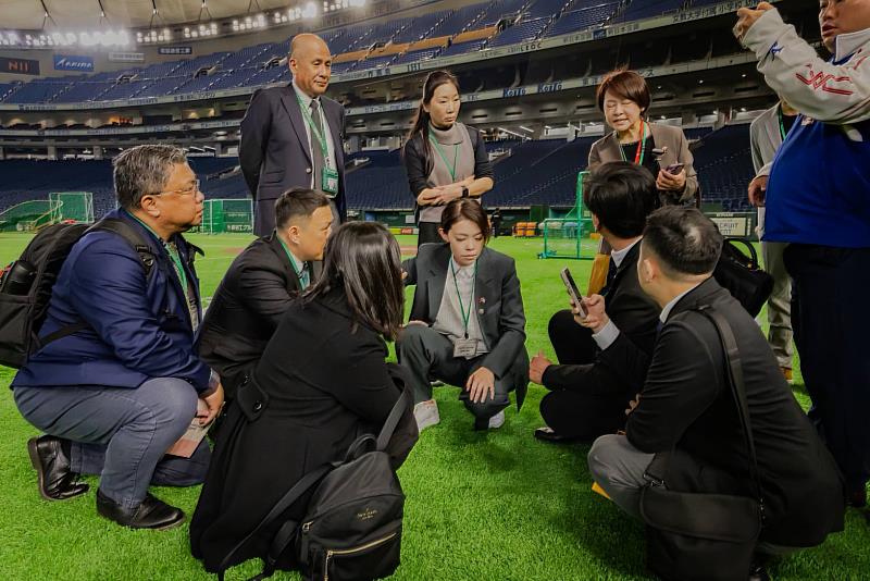 高虹安市長率團赴東京巨蛋考察。