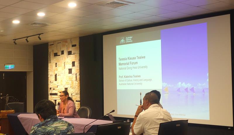 澳洲國立大學教授Katerina Teaiwa擔任主題引言人。