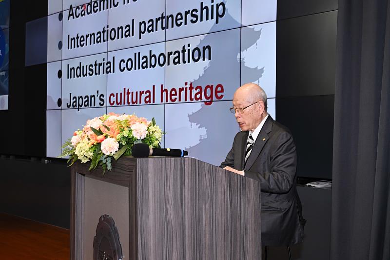 「淡江熊貓講座」諾貝爾獎得主野依良治 揭示化學創造價值的核心力量