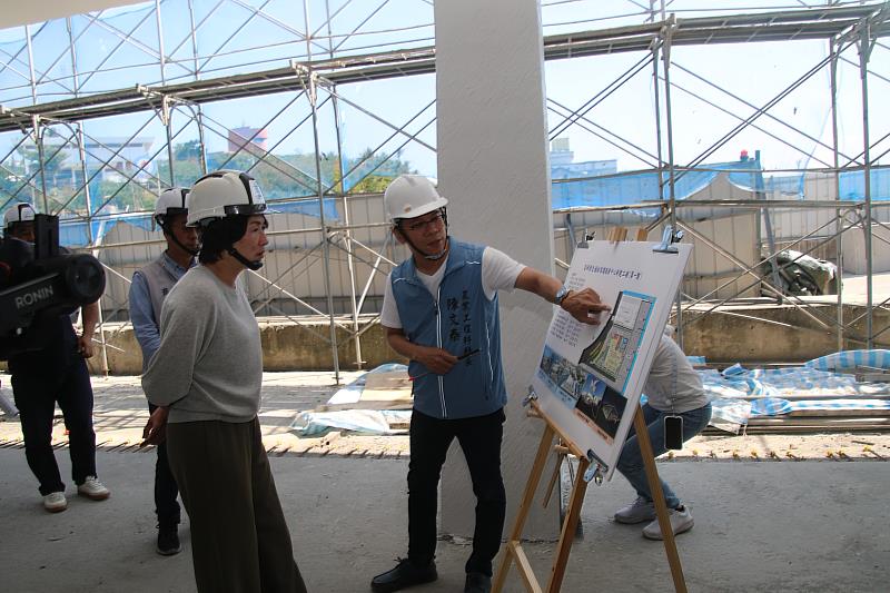 打造便捷友善海運新門戶 饒慶鈴視察富岡港客運中心工程