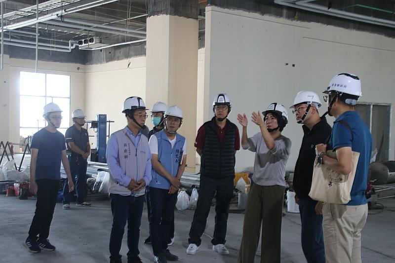 打造便捷友善海運新門戶 饒慶鈴視察富岡港客運中心工程