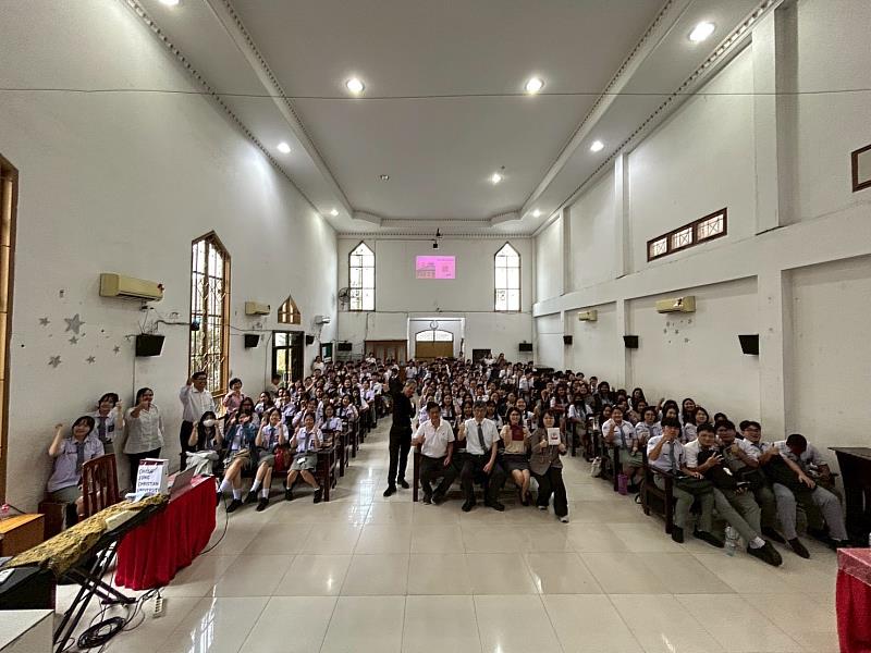 Methodist Perbaungan高中大合照。