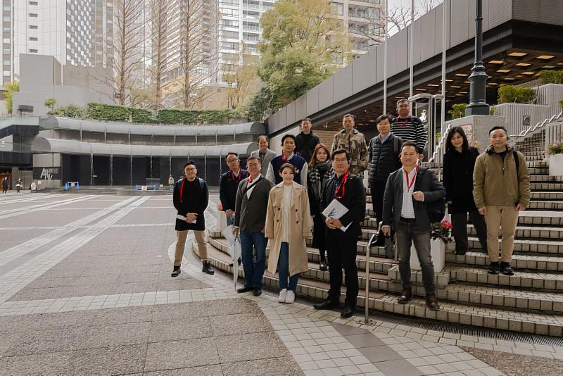 高虹安市長率團考察「赤坂方舟之丘（ARK Hills）」與「麻布台之丘（Azabudai Hills）」兩大都市再生指標案例。