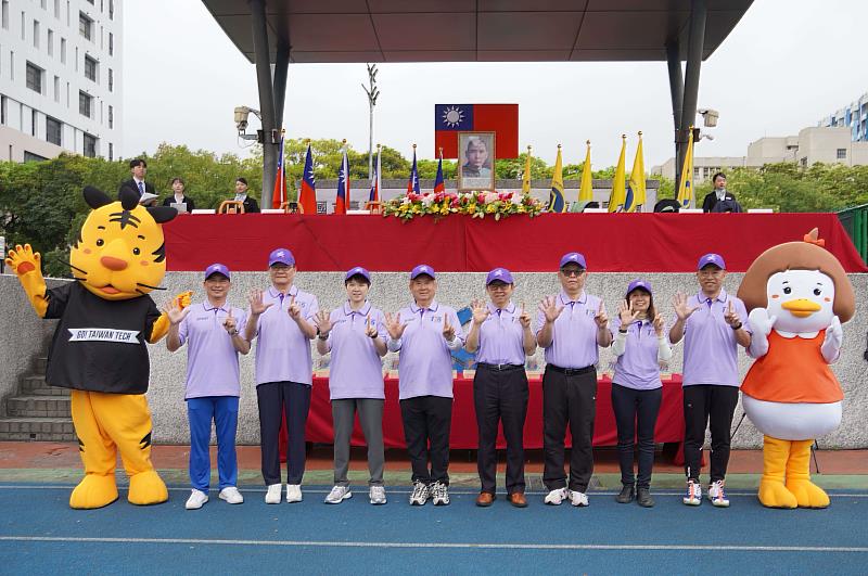 臺科大迎51週年 奧運桌球名將陳思羽勉學子挑戰自我、享受熱血運動舞台