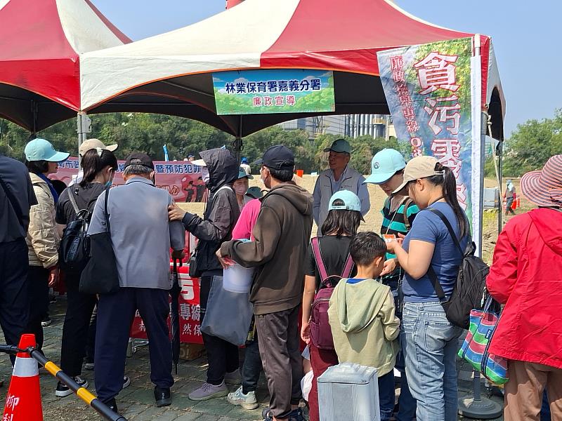 林業保育署嘉義分署115年3月21日舉辦廉政宣導活動,民眾踴躍參加。