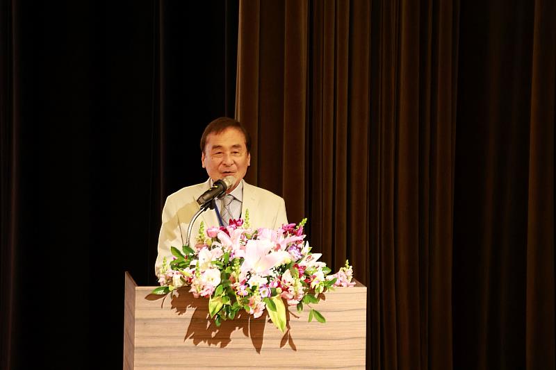 日本福井南高等学校浅井光理事長致詞。