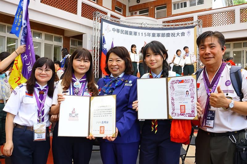 0_歡慶115年童軍節 黃敏惠市長勉勵青年邁向國際、實踐永續