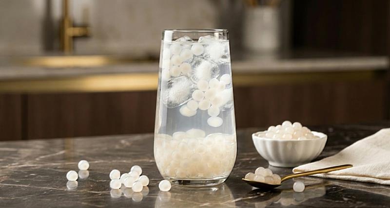今年愚人節,清心福全讓珍珠「潤白」了!全新限定飲品「荔枝白」清爽登場,整杯白到發亮,預計將掀起打卡風潮,洗版各大社群平台。(資料來源:清心福全)