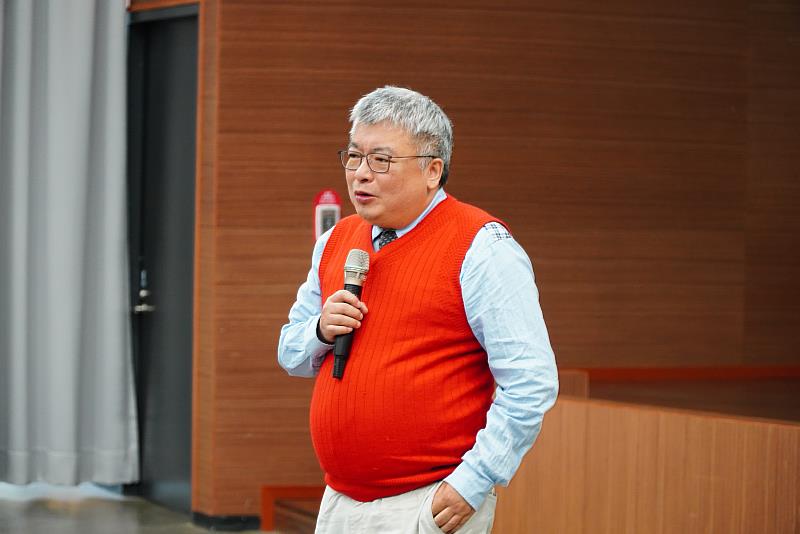 國立中興大學循環經濟研究學院王升陽院長致詞（照片由中華農企業發展協會提供）