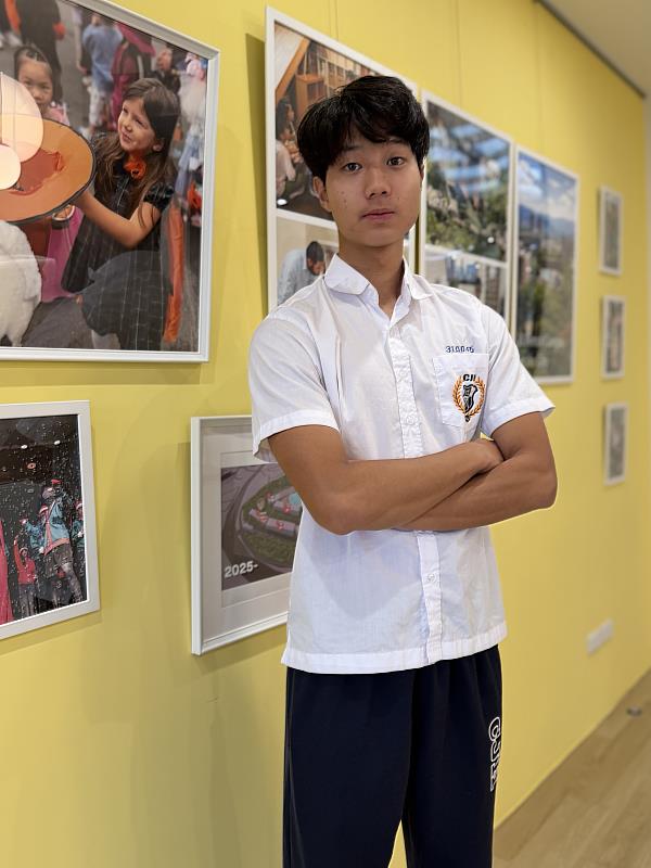 中信高中林煒恩錄取國立政治大學東南亞語文學系。（圖／中信國際學校提供）