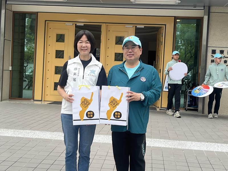 臺東縣政府為今年全中運傳遞聖火選手打氣 允諾全力支持