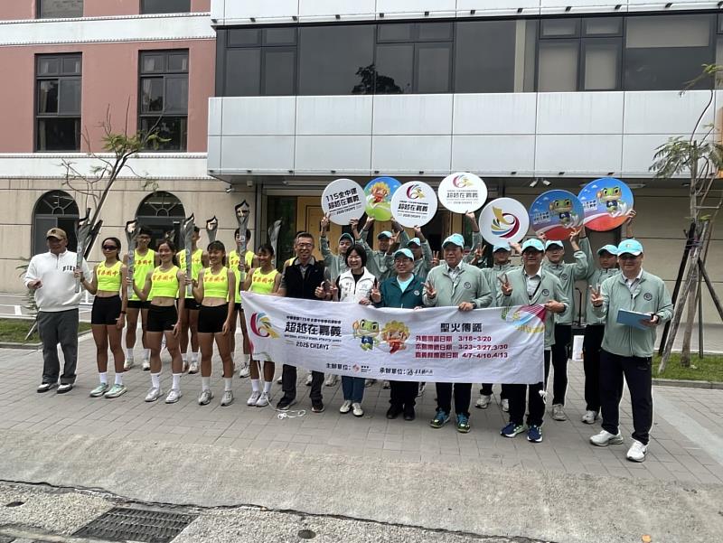 臺東縣政府為今年全中運傳遞聖火選手打氣 允諾全力支持