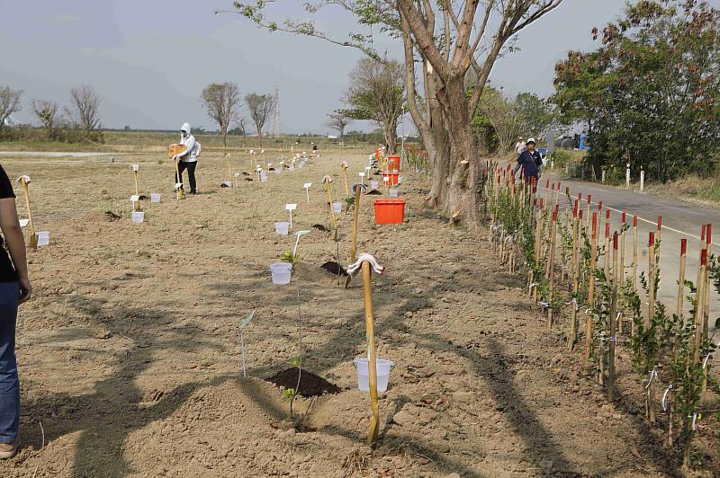 嘉義縣「綠色守護 清淨飛翔」植樹活動