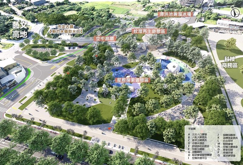 中油油庫市地工程規劃圖。