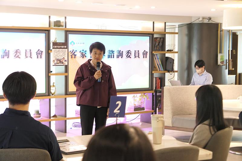客委會古秀妃主委致詞。
