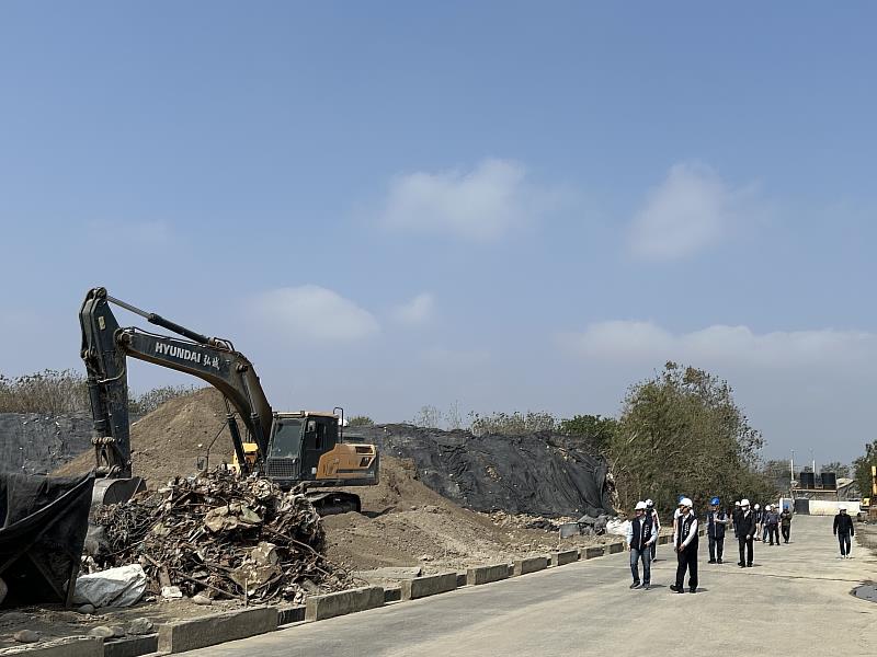 豐洲土資場現況。