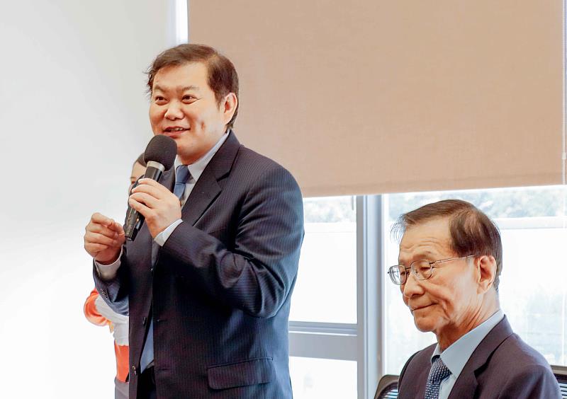 基隆女中林三維校長致詞。(圖/淡江大學提供)