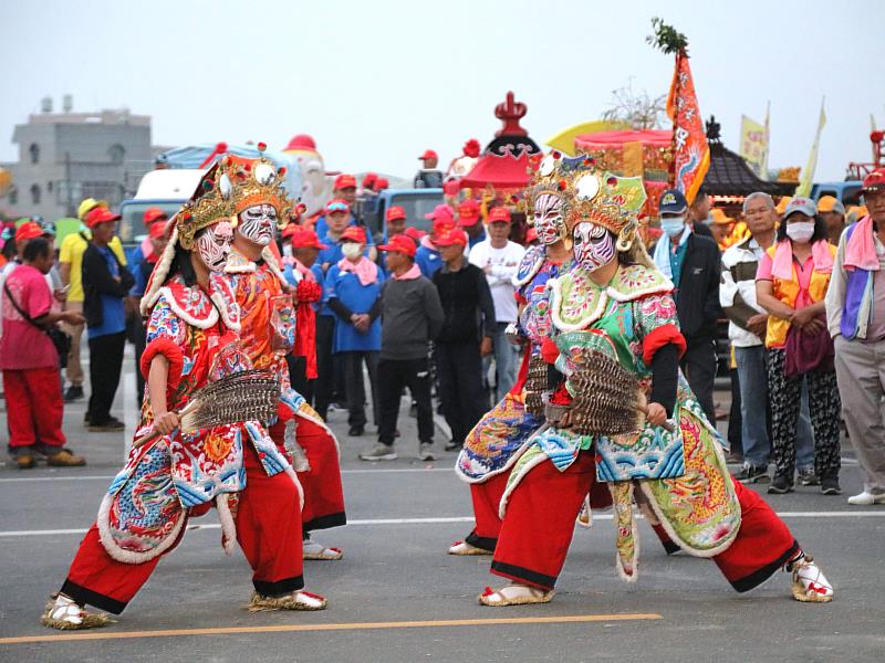 後潭鎮福宮天上聖母祈安遶境啟程 翁章梁恭迎起駕