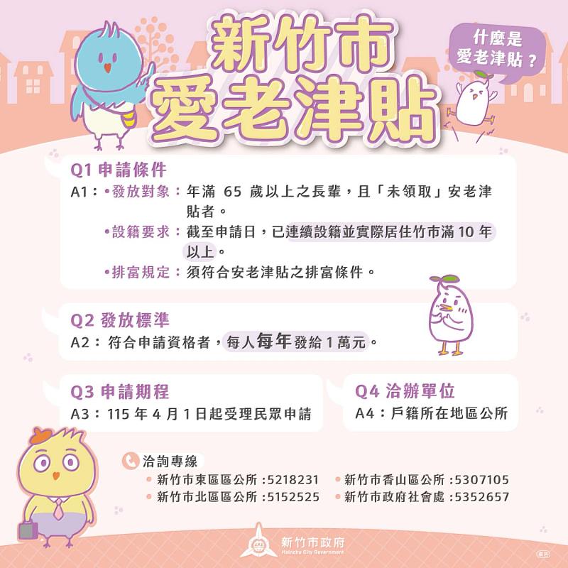 愛老津貼EDM