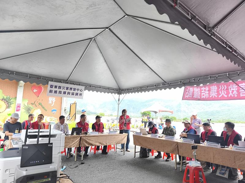 臺東縣大規模災害演練登場 無腳本驗證結合科技強化救災韌性