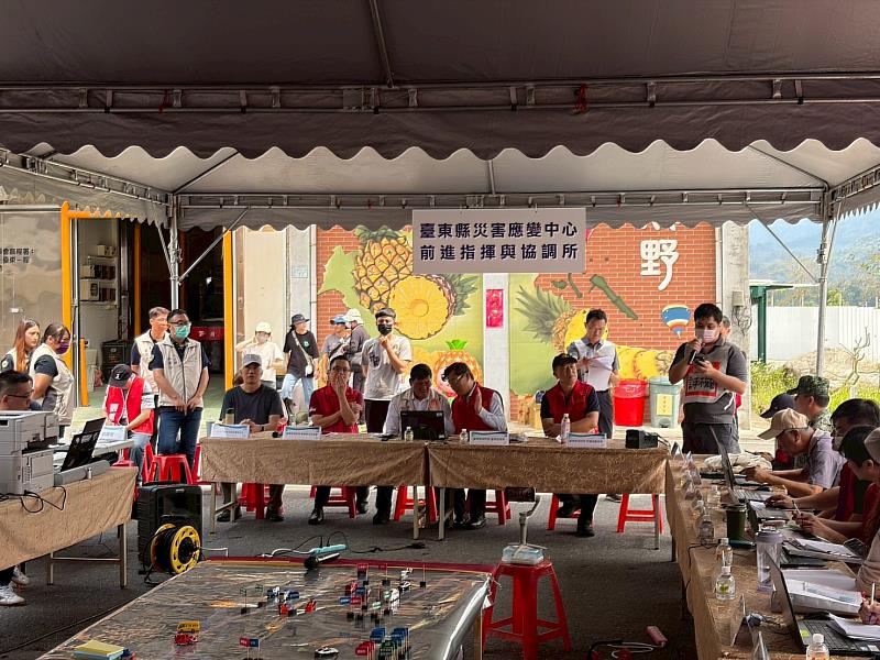 臺東縣大規模災害演練登場 無腳本驗證結合科技強化救災韌性