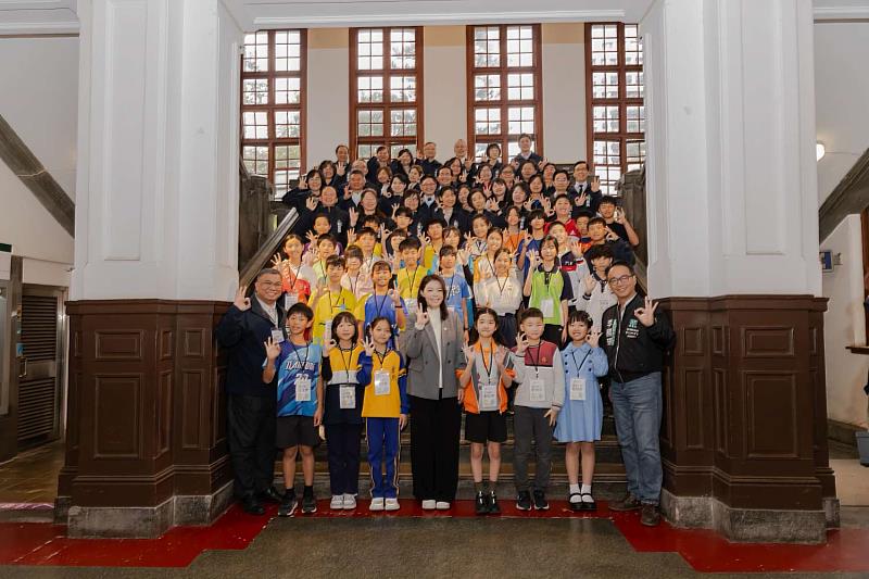 竹市「一日小市長」活動合影。