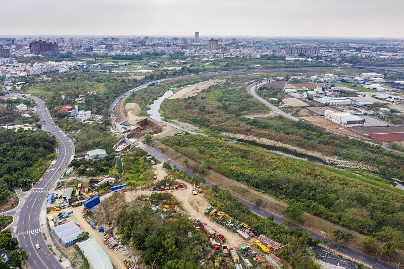 工程現地空拍。